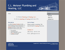 Tablet Screenshot of clmeisnerplumbing.com